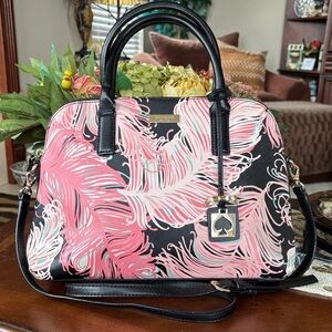 Kate Spade Brightwater Drive Small Rachelle Handbag Tropical Crossbody Purse